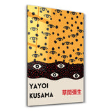 Yayoi Kusama Infinite Eyes Japanese Pop Art | Glass Wall Art