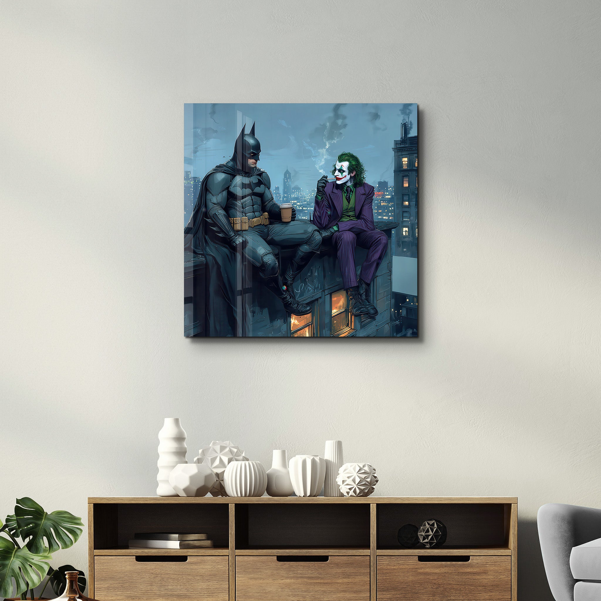 Unexpected Moment | Fan-Art Glass Wall Art - Artdesigna