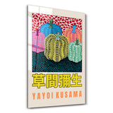 Yayoi Kusama Pumpkins Japanese Pop Art | Glass Wall Art