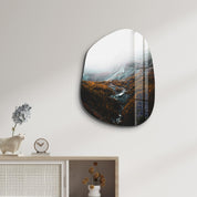 ・"The Hill"・Amorphous Collection Glass Wall Art - ArtDesigna Glass Printing Wall Art