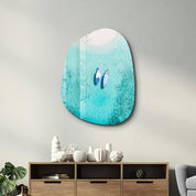 ・"Maldives"・Amorphous Collection Glass Wall Art - ArtDesigna Glass Printing Wall Art