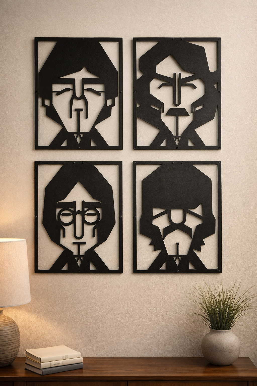 ・"The Beatles"・Premium Metal Wall Art - Limited Edition