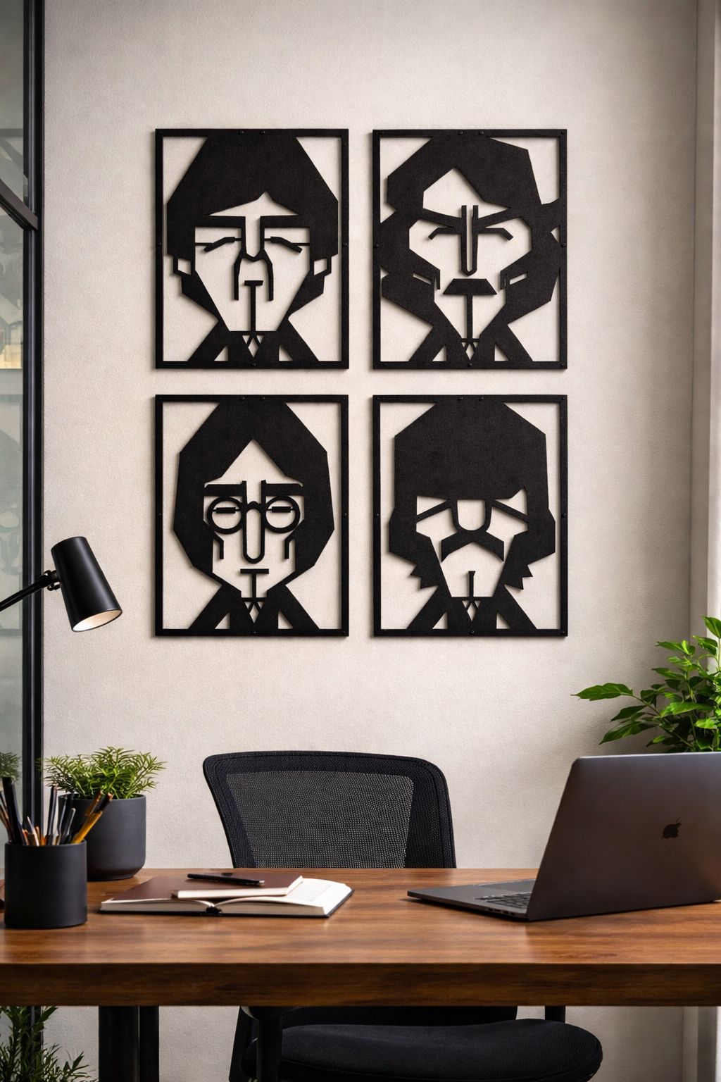 ・"The Beatles"・Premium Metal Wall Art - Limited Edition