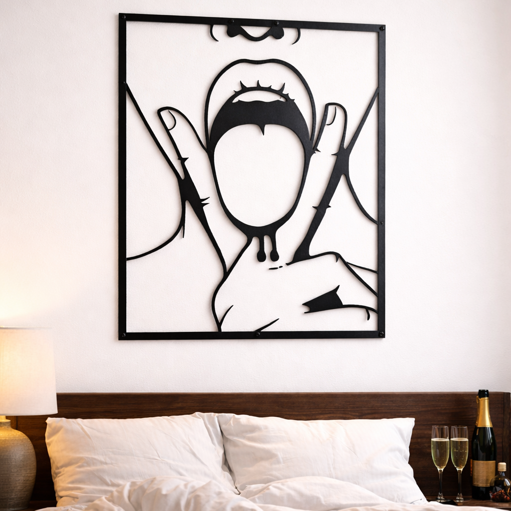 ・"V Tongue"・Premium Metal Wall Art - Limited Edition