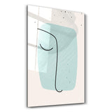 Abstract Shapes and Line V2 | Glass Wall Art
