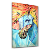 Cool Horse | Glass Wall Art