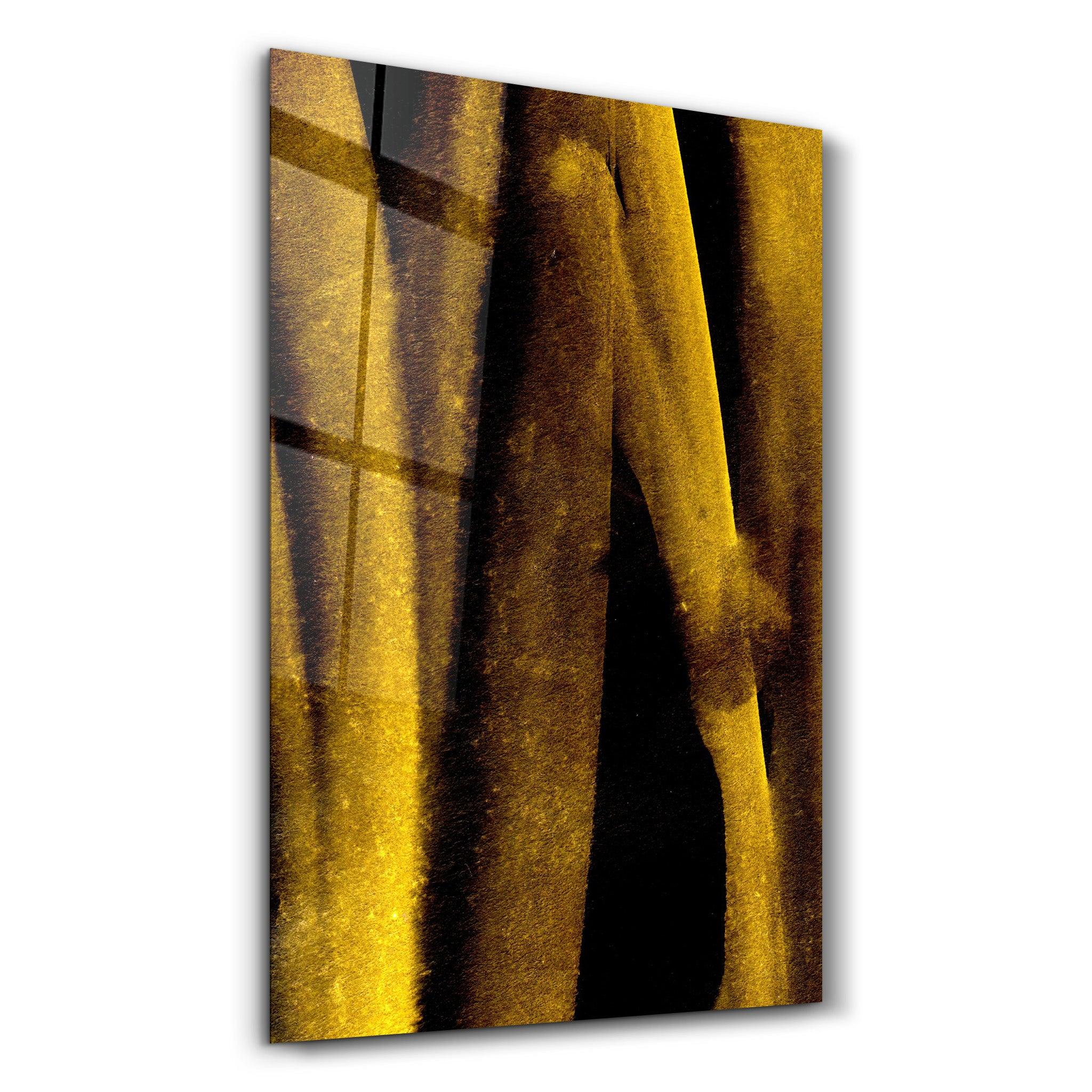 Echoes in Amber | Glass Wall Art - Artdesigna