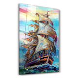 Galleon | Glass Wall Art
