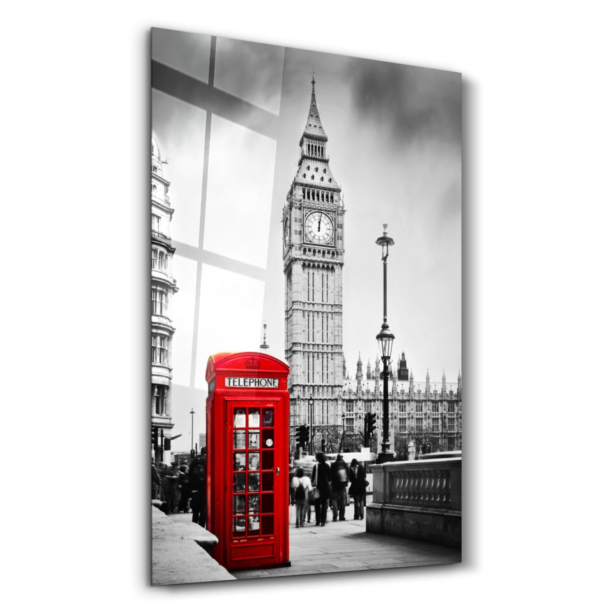 London Big Ben | Glass Wall Art - Artdesigna