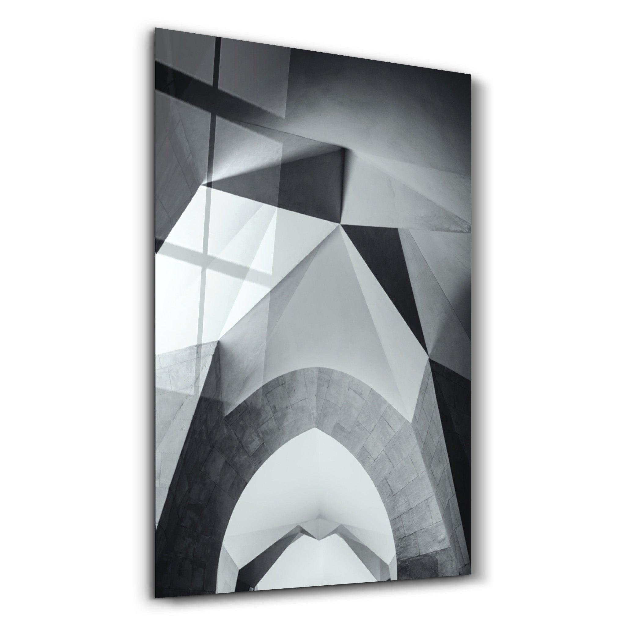 Geometric Shapes | Glass Wall Art - Artdesigna