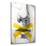 Don't Speak! | Glass Wall Art