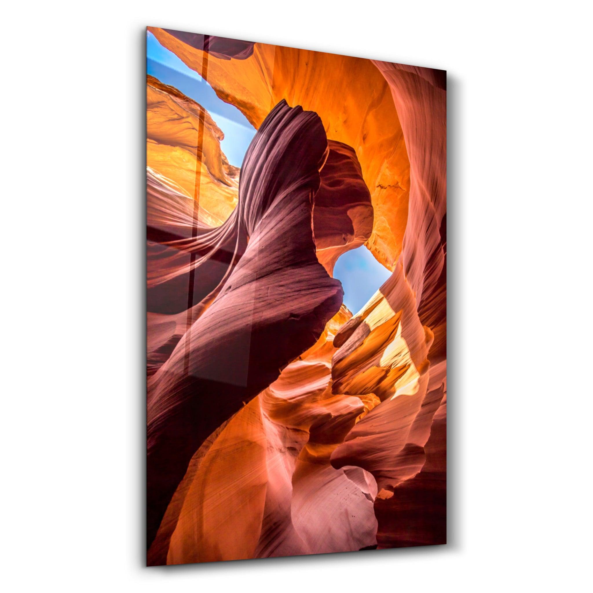 Magical Canyon | Glass Wall Art - Artdesigna