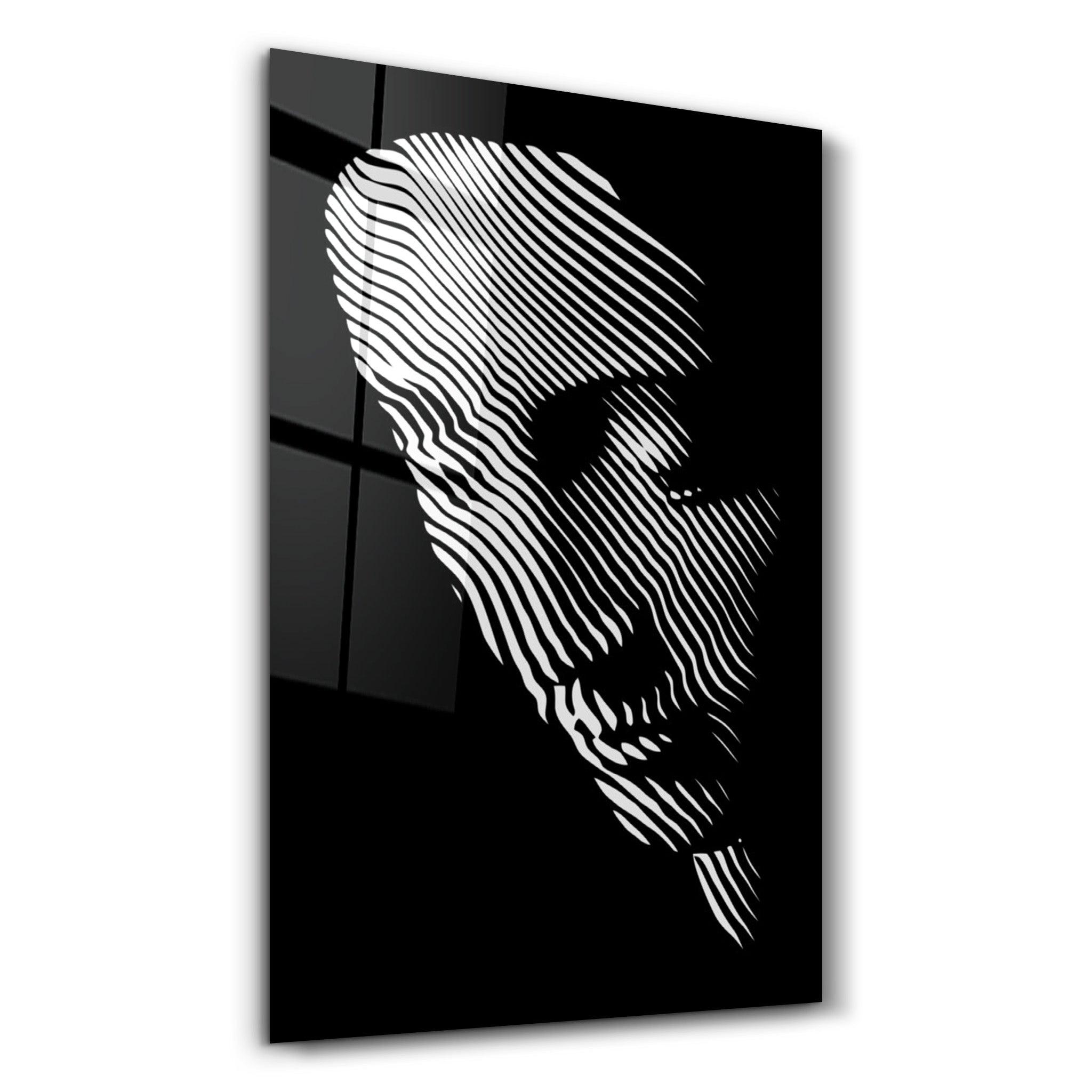 Faces v3 | Glass Wall Art - Artdesigna