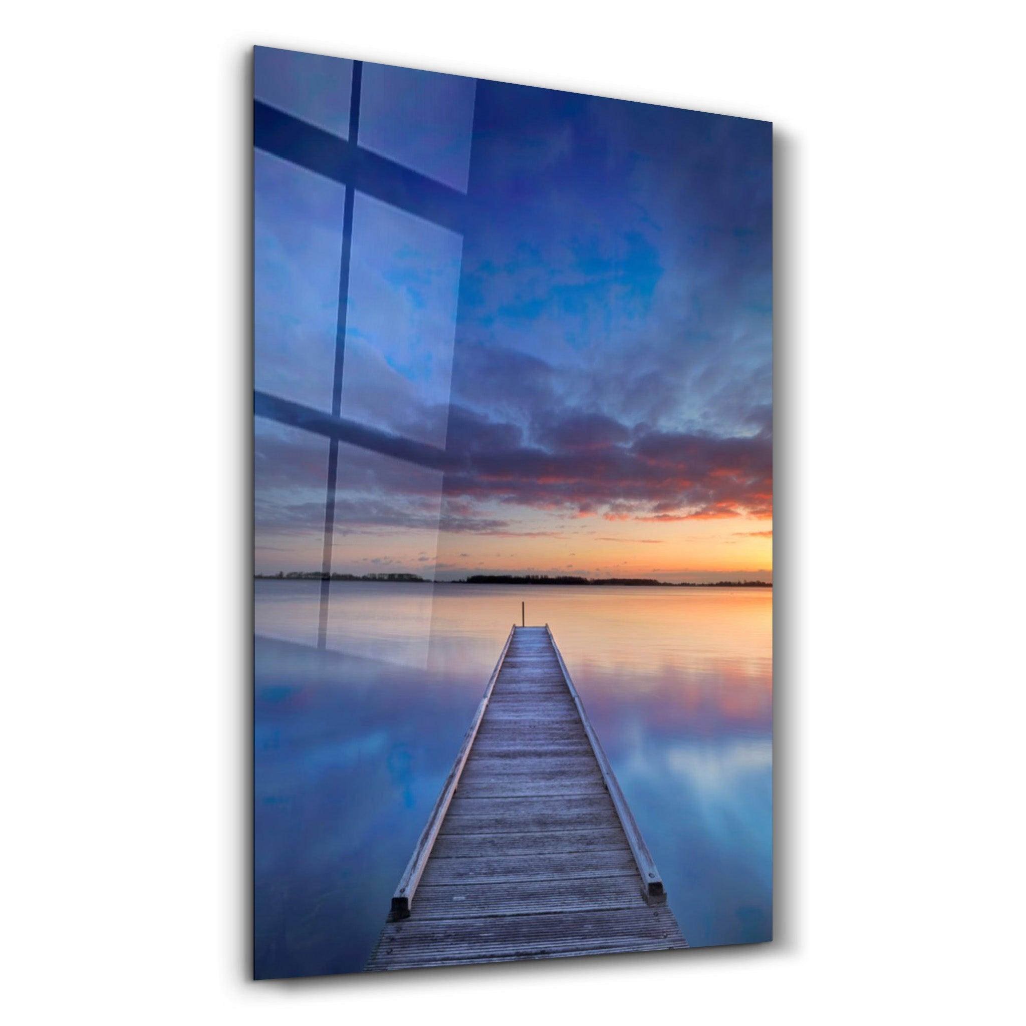 Pier Portrait | Glass Wall Art - Artdesigna