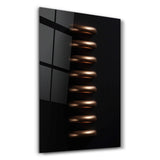 Bronze Rings | Glass Wall Art