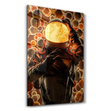 Astronaut is Lava | Glass Wall Art
