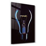 The Bulb | Glass Wall Art