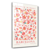Flower Market No:18 Barcelona | Glass Wall Art