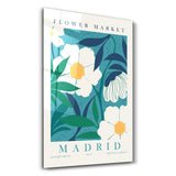 Flower Market No:10 Madrid | Glass Wall Art