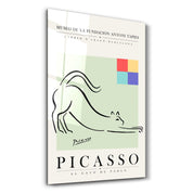 Pablo Picasso - El Gato De Pablo | Gallery Print Collection Glass Wall Art - Artdesigna