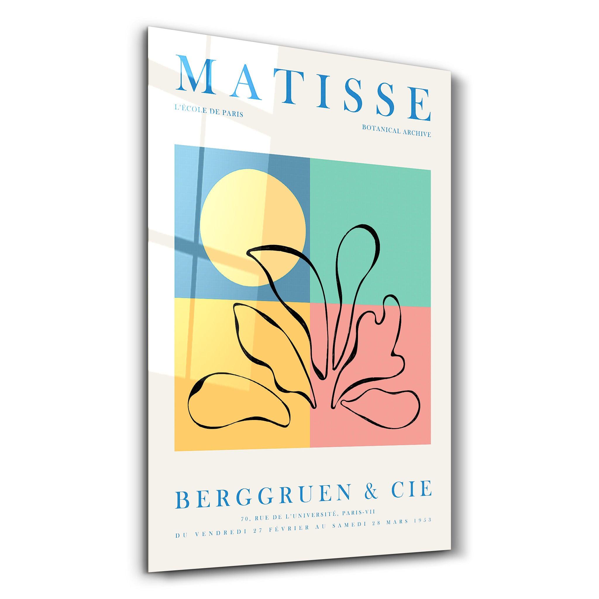 H. Matisse Botanical Archive 1953 | Gallery Print Collection Glass Wall Art - Artdesigna