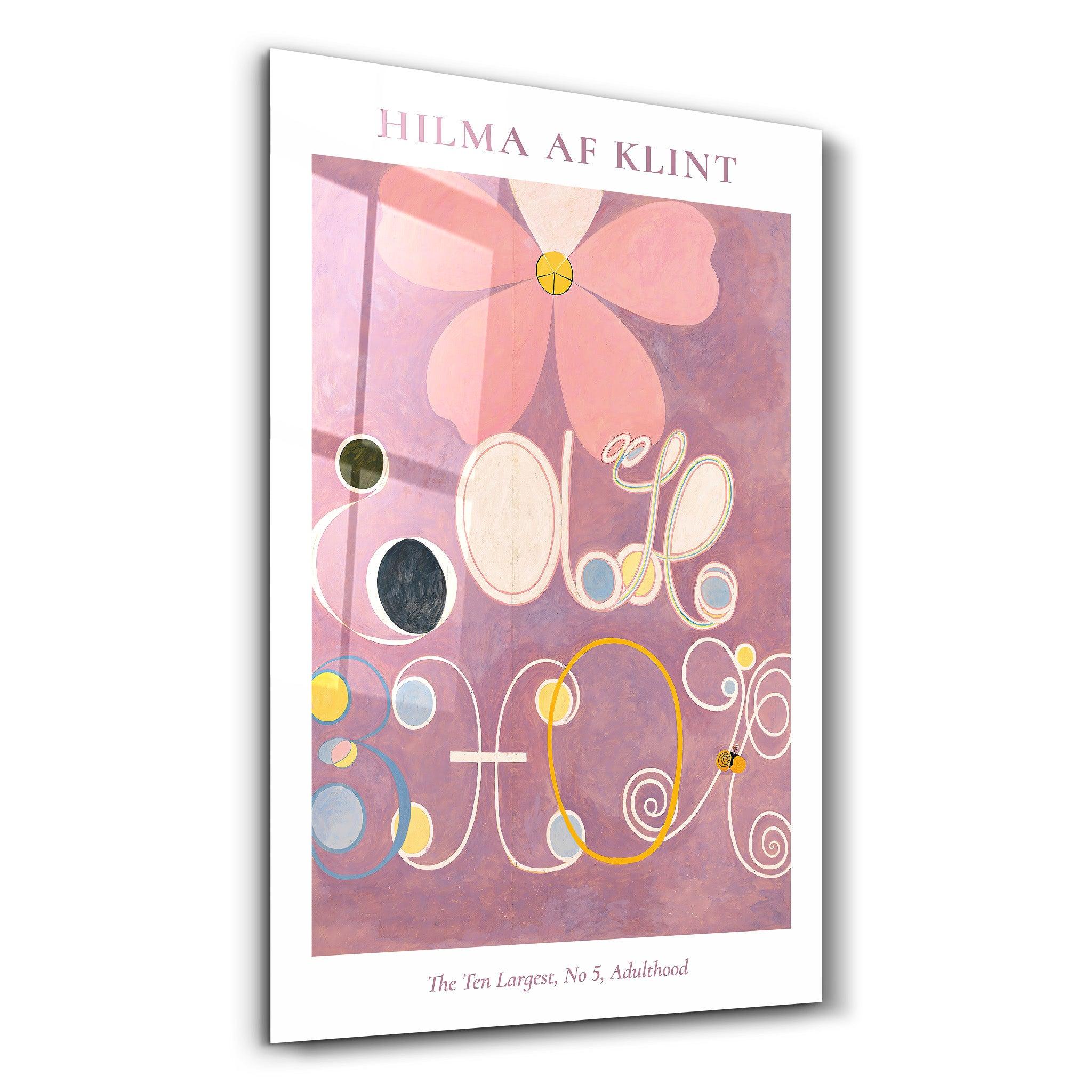 The Ten Largest No,5 Adulthood- Hilma Af Klint | Gallery Print Collection Glass Wall Art - Artdesigna