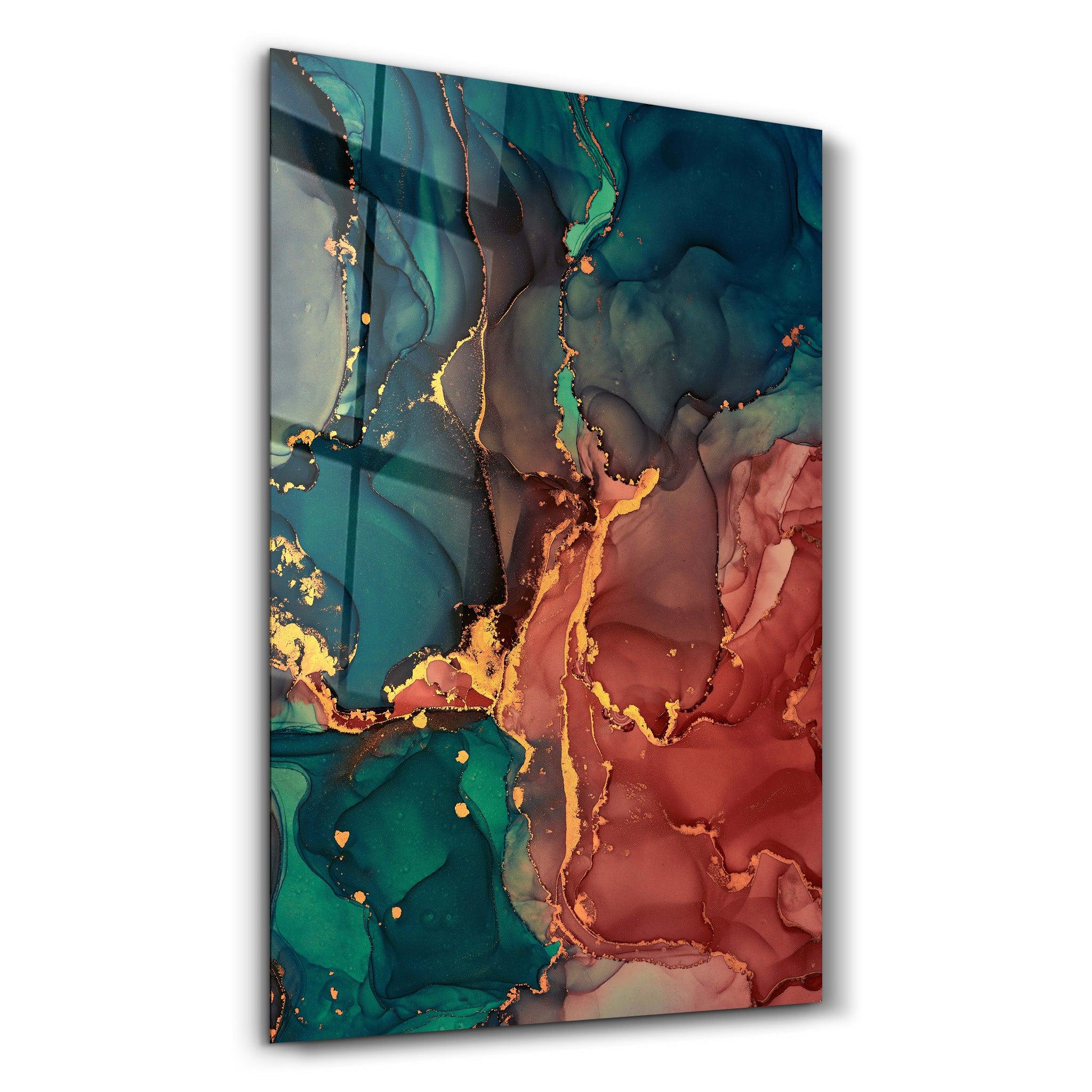 Marble Collection V1 | Glass Wall Art - Artdesigna