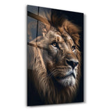 The King | Glass Wall Art