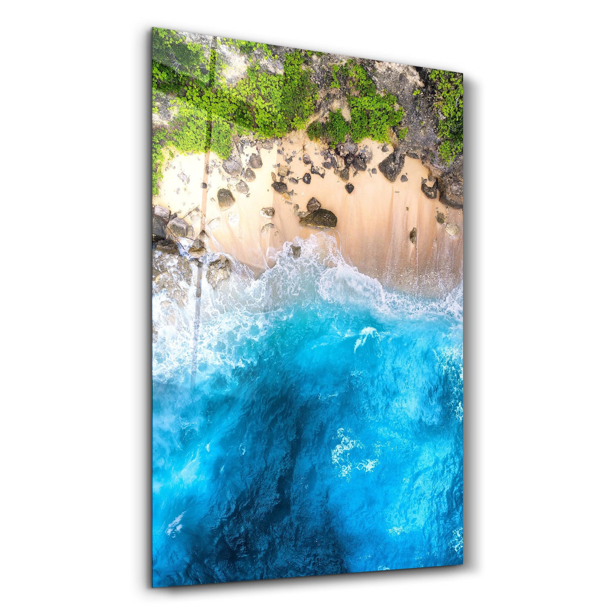 Heaven Beach 2 | Glass Wall Art - Artdesigna