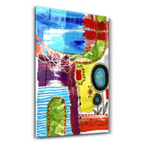 Abstract Symphony | Glass Wall Art