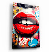 Lipps | Glass Wall Art