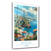 Antalya Turkey-Travel Posters | Glass Wall Art - Artdesigna