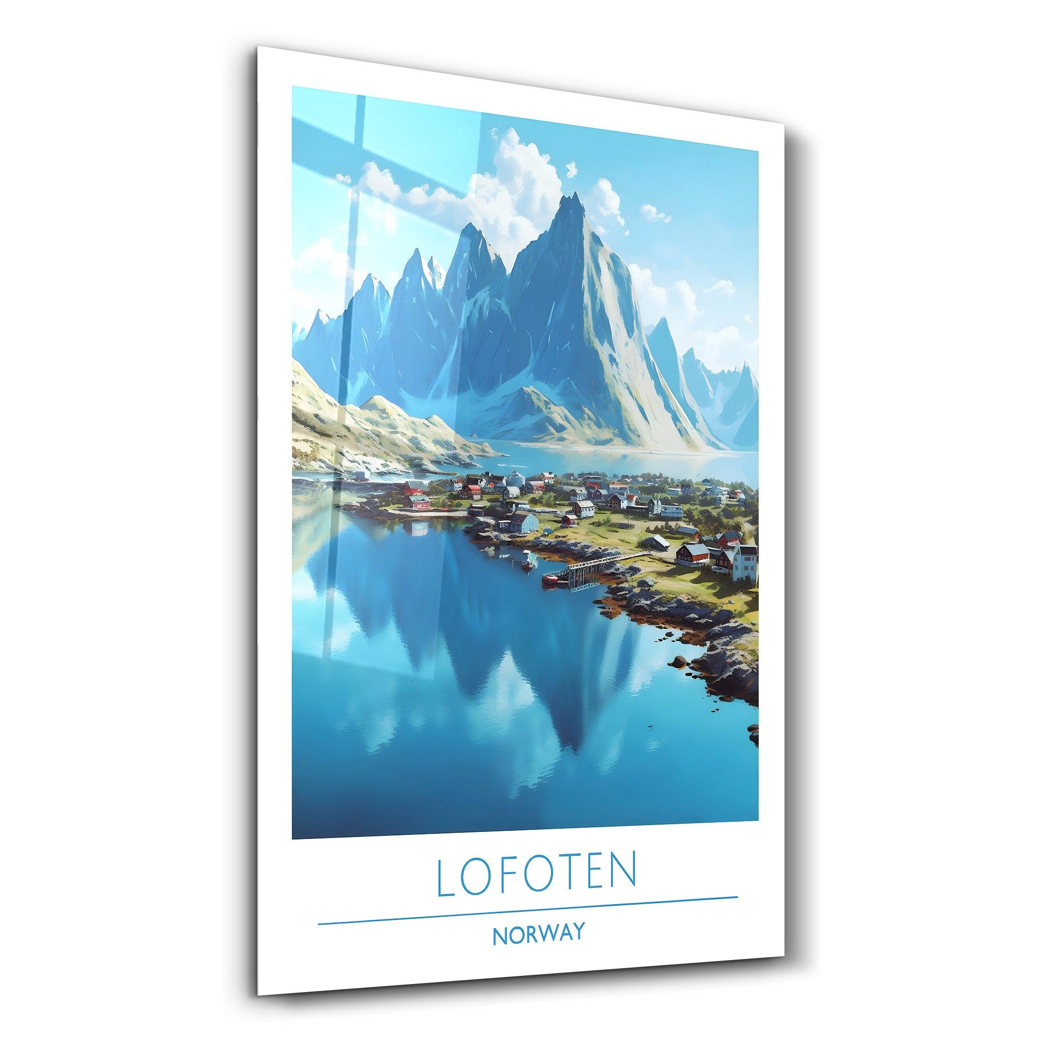 Lofoten Norway-Travel Posters | Glass Wall Art - Artdesigna