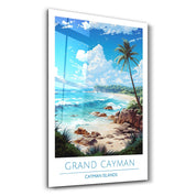 Grand Cayman Cayman Islands-Travel Posters | Glass Wall Art - Artdesigna