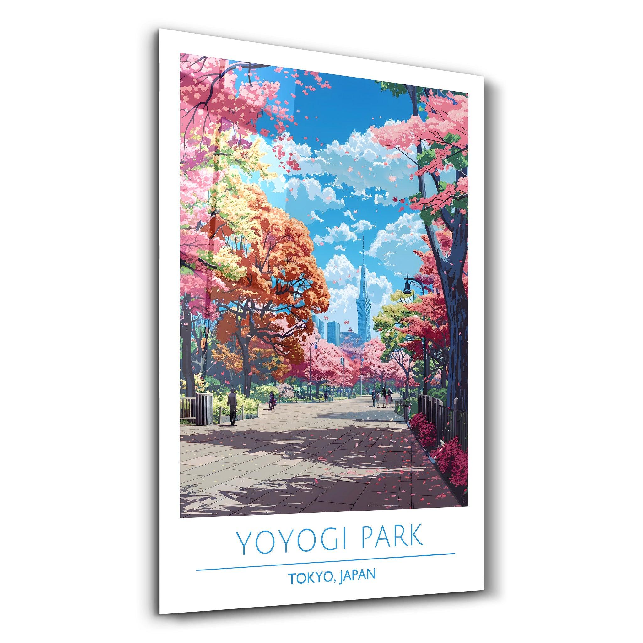 Yoyogi Park-Tokyo Japan-Travel Posters | Glass Wall Art - Artdesigna