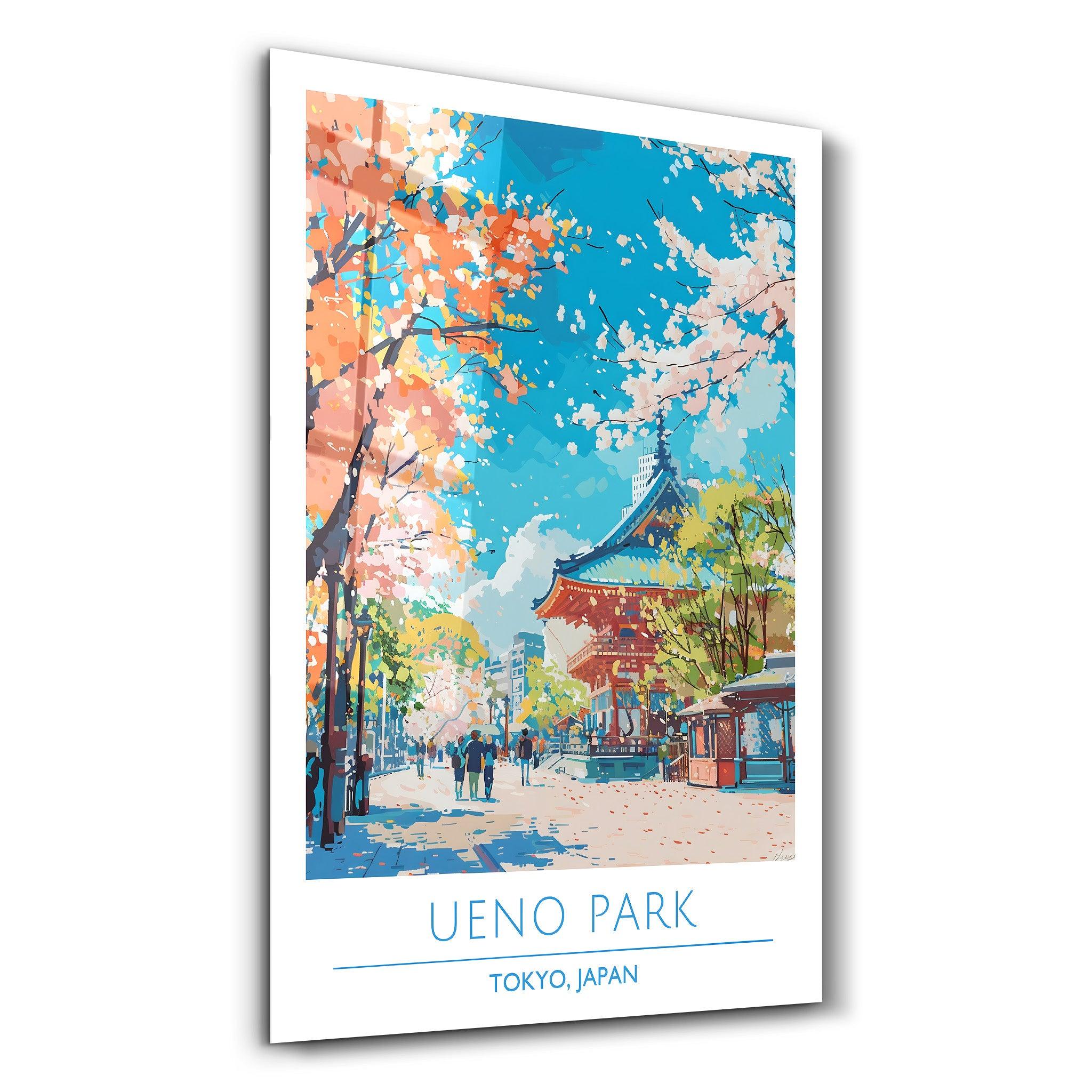 Ueno Park 2-Tokyo Japan-Travel Posters | Glass Wall Art - Artdesigna