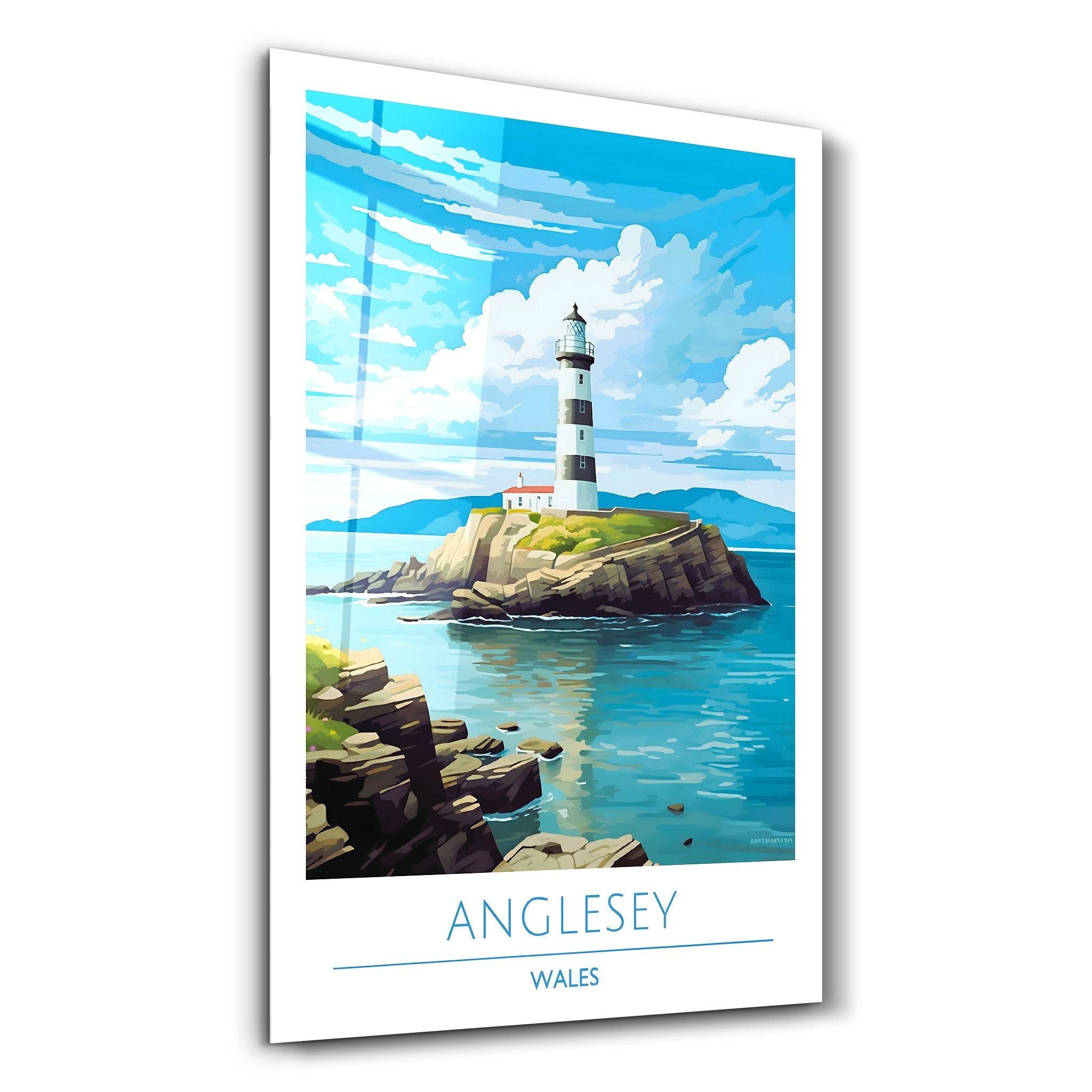 Anglesey Wales-Travel Posters | Glass Wall Art - Artdesigna