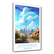 Johannesburg South Africa-Travel Posters | Glass Wall Art - Artdesigna