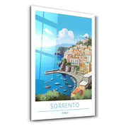 Sorrento Italy-Travel Posters | Glass Wall Art - Artdesigna