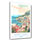 Monte Carlo 2 Monaco-Travel Posters | Glass Wall Art - Artdesigna