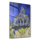 Vincent van Gogh's The Church at Auvers (1890) | Glass Wall Art
