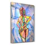 One Body Cello And Human | Glass Wall Art