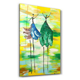 Balerina Abstract Hand-drawn Image | Glass Wall Art