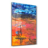 The Ghost Boat - Hand-drawn Image | Glass Wall Art