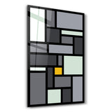 Signature Mustard | Glass Wall Art