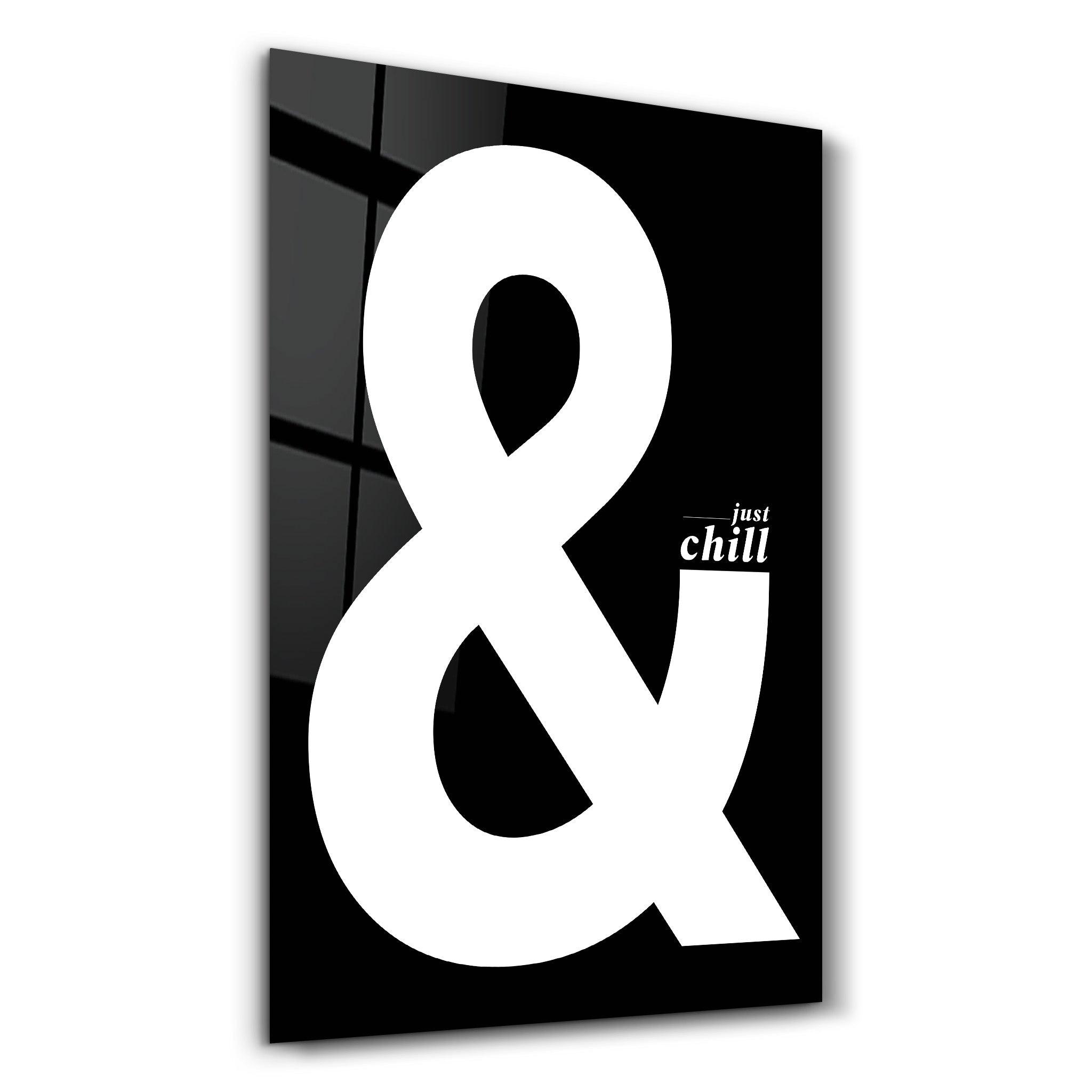 Just Chill | Designers Collection Glass Wall Art - Artdesigna