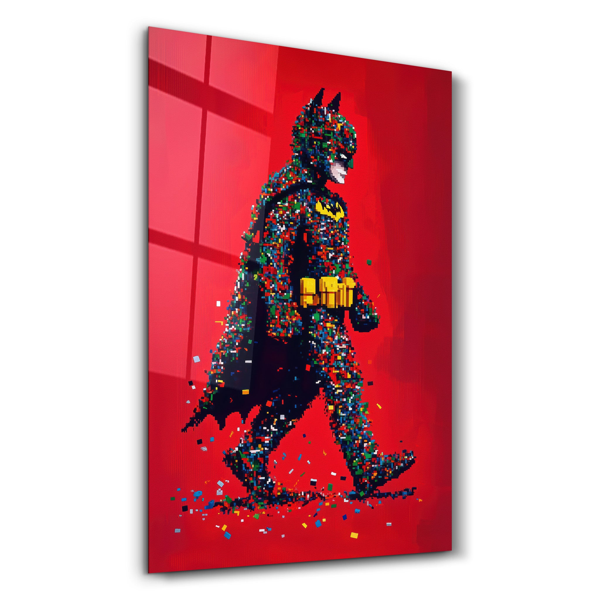 Pixel BTMN | Designers Collection Glass Wall Art