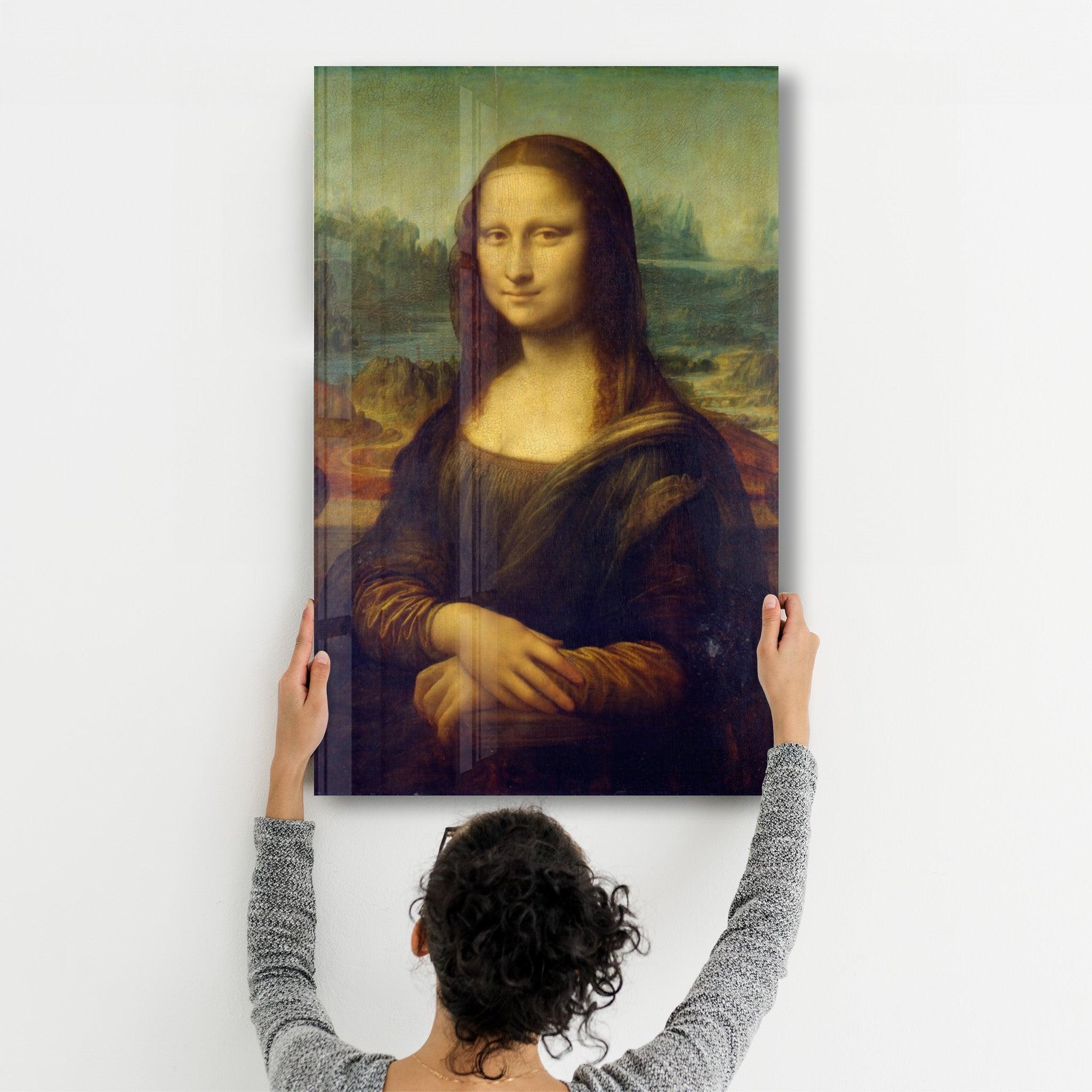 Mona Lisa | Glass Wall Art - Artdesigna