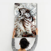 Fearless | Glass Wall Art - Artdesigna