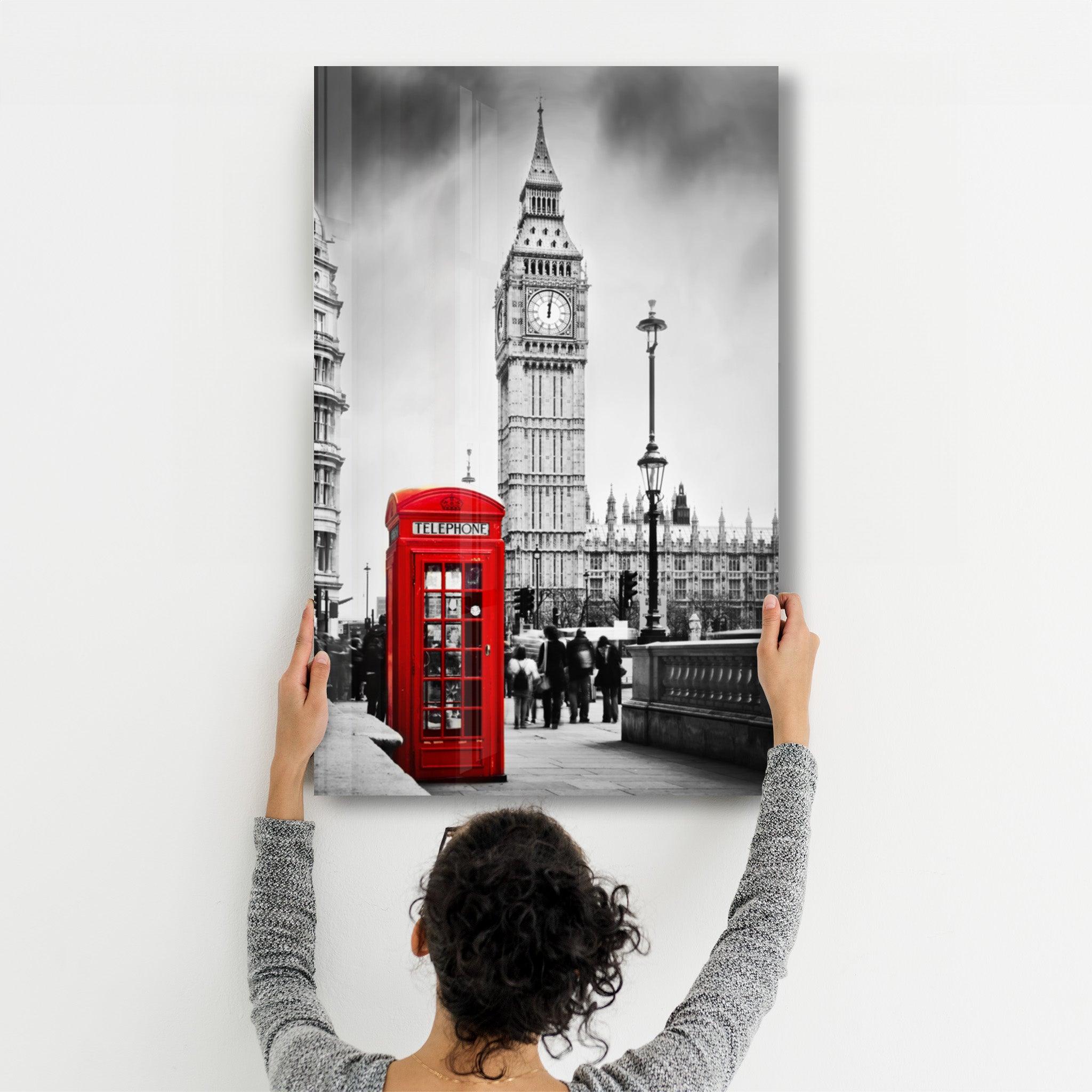 London Big Ben | Glass Wall Art - Artdesigna